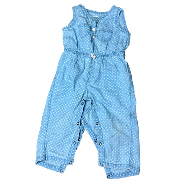 Other - Joe Fresh Baby Blue Polka Dot Jumpsuit